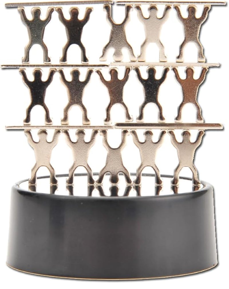 PowerTRC Magnetic Desktop Sculpture (Acrobats) | Mini Magnetic Art Decoration for Desktop | Fun Stress Relief Office Gift - Image 1